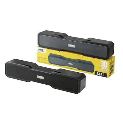 MZ M61 (PORTABLE HOME TV SOUNDBAR) Dynamic Thunder Sound 2400mAh Battery 10 W Bluetooth Soundbar (Grey, Stereo Channel)